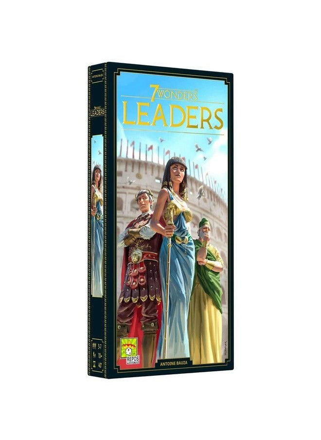 Repos Production - 7 Wonders Leaders Board Game Expansion (New Edition) ; Family Board Game ; Civilization Board Game For Adults; Strategy Board Game For Game Night ; 3 7 Players ; Ages 10+ ; Made By Repos Production - Image 1