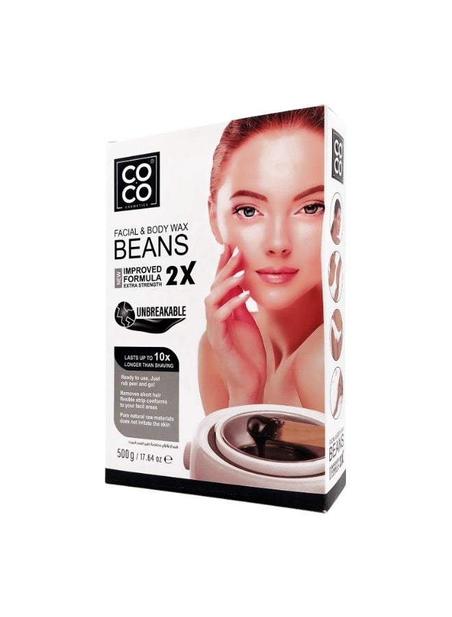 كوكو حبوب الشمع للوجه والجسم بطين البحر الميت 500 جم - Image 1