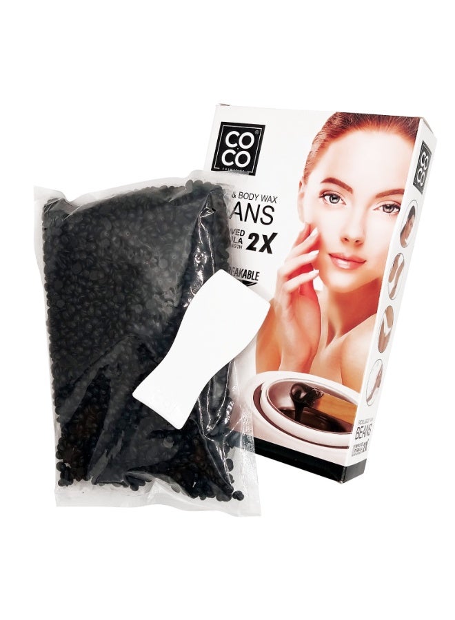 كوكو حبوب الشمع للوجه والجسم بطين البحر الميت 500 جم - Image 5