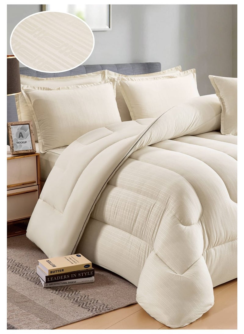 مفرش نفرين ديفال ناعم 7 قطع صيفي - Image 2