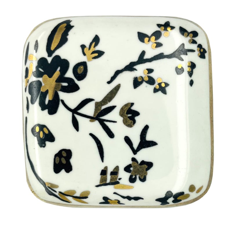 J P Hardware Ceramic Square Knobs Drawer Pulls for Cabinets and Home Kitchen (42mm, Gold Multicolour) - Pack of 4 (Ceramic Square Knob 4) - Image 5