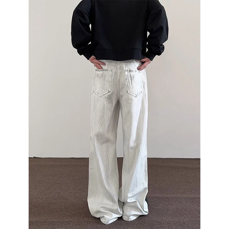 Unisex Casual Daily Denim Jeans - Image 3