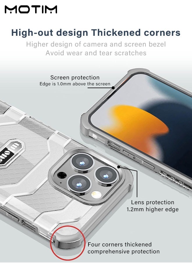 Motim iPhone 14 Pro/14 Pro Max Magnetic Case, Compatible with MagSafe, Shockproof Protection Cover, Airbag TPU Bumper Anti-Scratch Cover, Drop Protection Phone Case  - Image 3