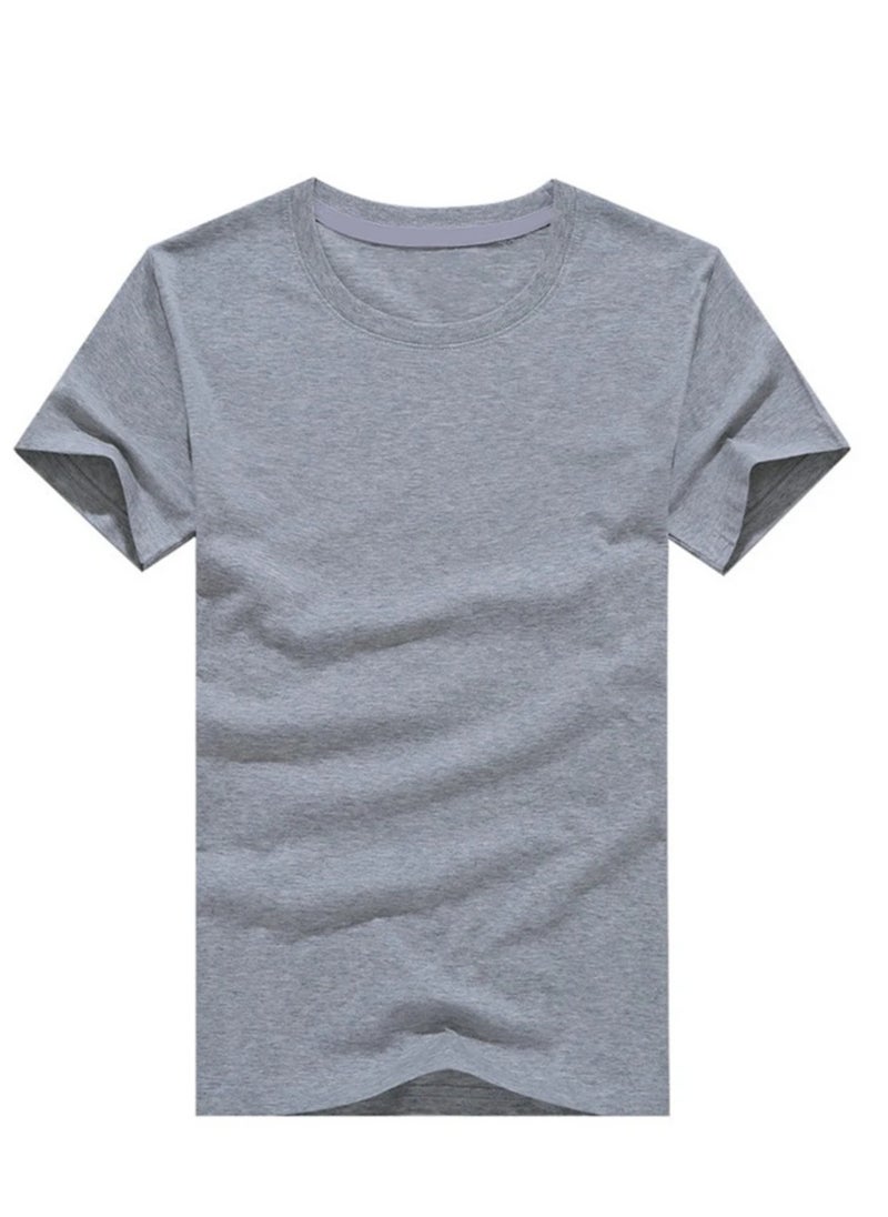 Selecta Now - Selecta Now Mens T Shirt Plain 100% Combed Cotton Comfortable Grey T Shirt Tank Top & Tees - Image 1