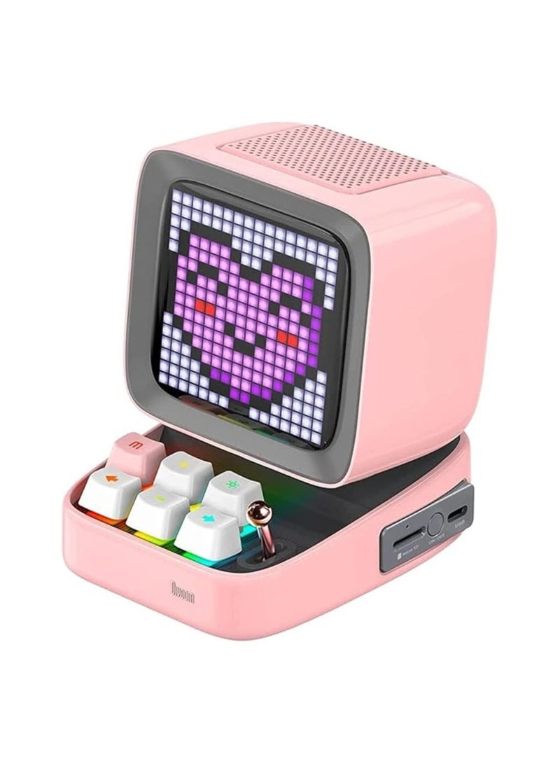 Divoom Ditoo Pro Bluetooth Mini Speaker - Pink - Image 1