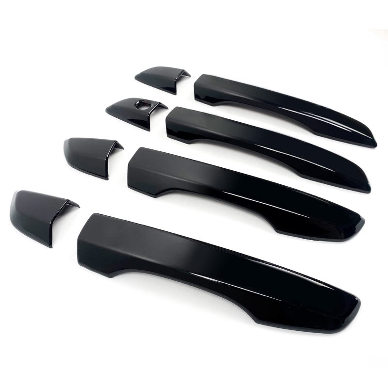 BENXUTO Door Handle Covers Trim Compatible With 10th Gen Honda Civic Sedan Hatchback Coupe Type R 2016 2017 2018 2019 2020 2021 Exterior Door Handles without smart Entry keyhole Glossy black Car Decoration - Image 2
