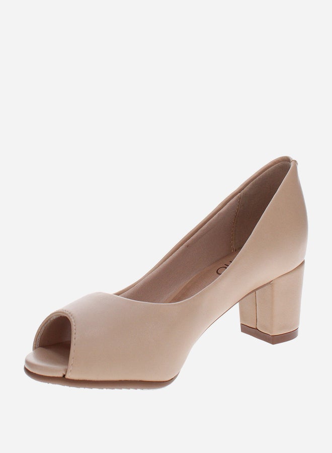 Beira Rio Open Toe Block Heel Shoes - Image 4