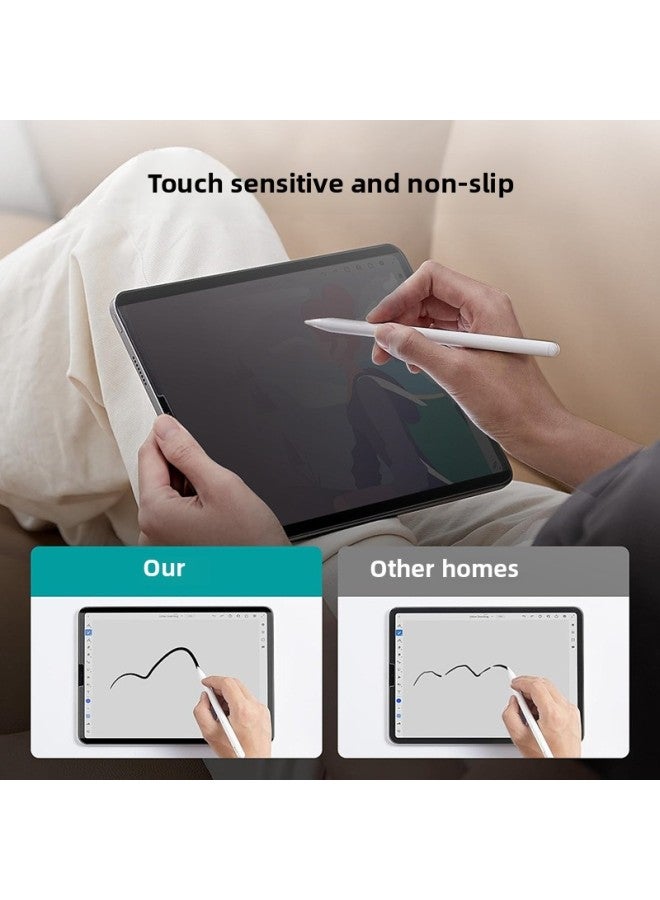 Suitable For Apple Flat IpadPro12.3 Inch Full Glue Bonding 360 Degree Anti-peep Paper Film Anti-glare Anti-fingerprint-Color:Frosted Anti-peep 360-degree Paper Film Sticking Tool Packaging Color Card-Dimensions:Ipad Pro13 Inch [2024]]