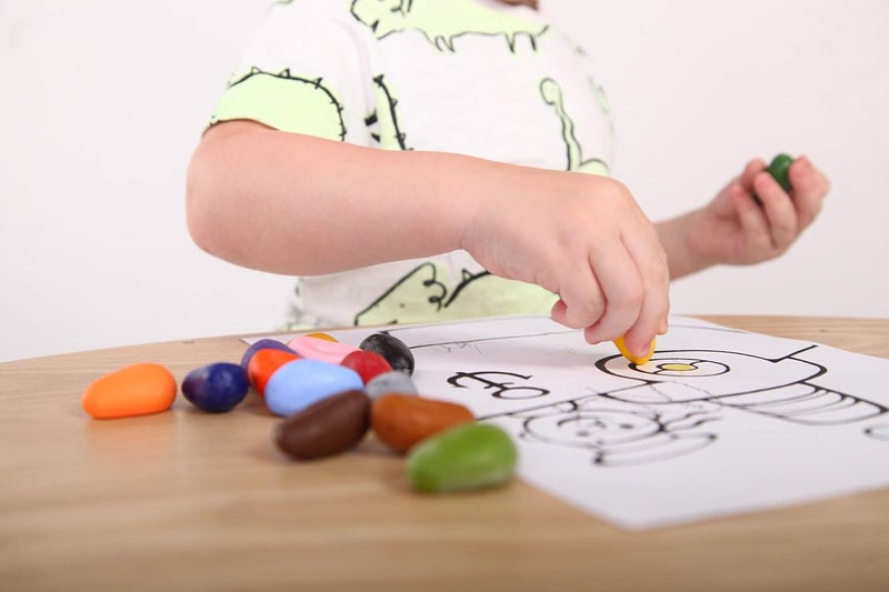 Crayon Rocks People Pebbles Crayons, 12-Count Soy Wax Non-Toxic Crayons for Kids & Toddlers, Ergonomic Round Pebble Shape for Tripod Grip Development, Diverse Skin-Tone Colors (Ages 3+) - Image 5