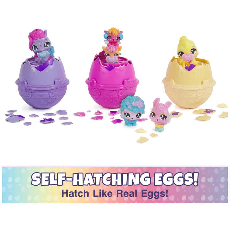 Hatchimals CollEGGtibles, Family Spring Toy Basket with 6 Bunny Characters, Kids Toys for Girls Ages 5 and up - Image 2