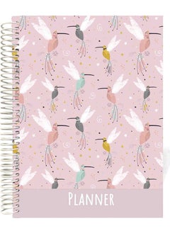 Lizy Hard Cover Spiral Undated Talking Agenda 17X24 cm Design-9  - Image 1