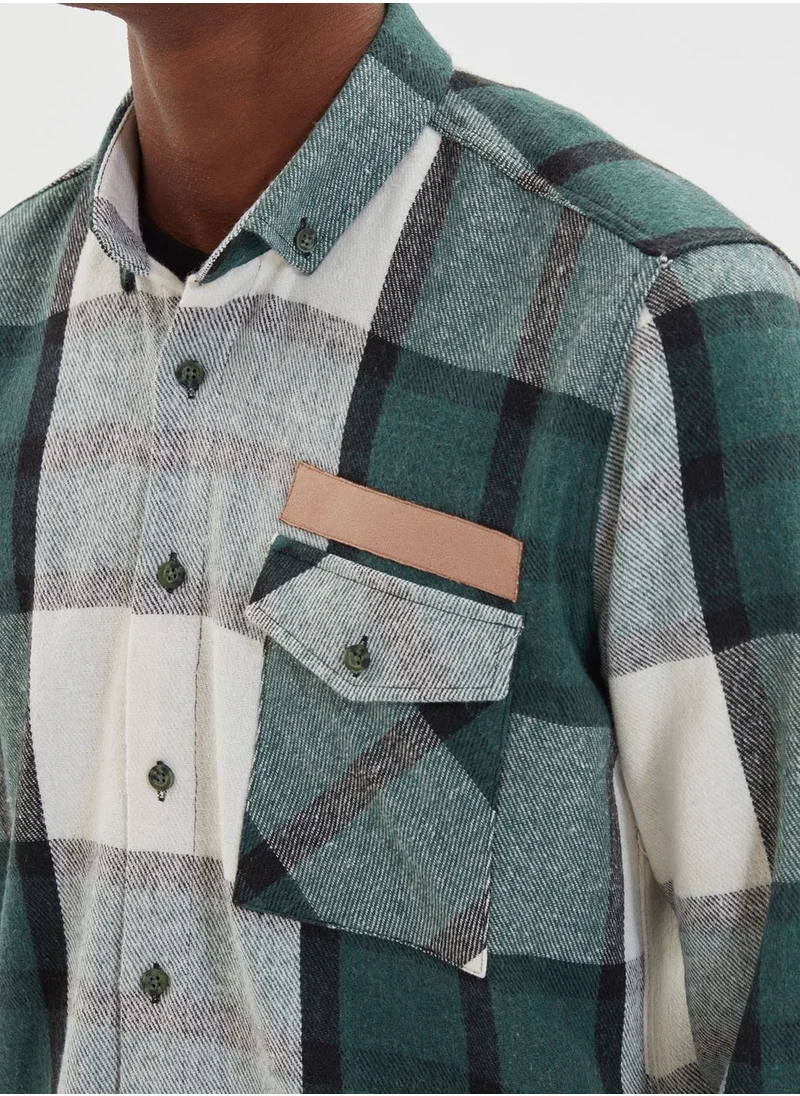 trendyol Checked Regular Fit Shirt