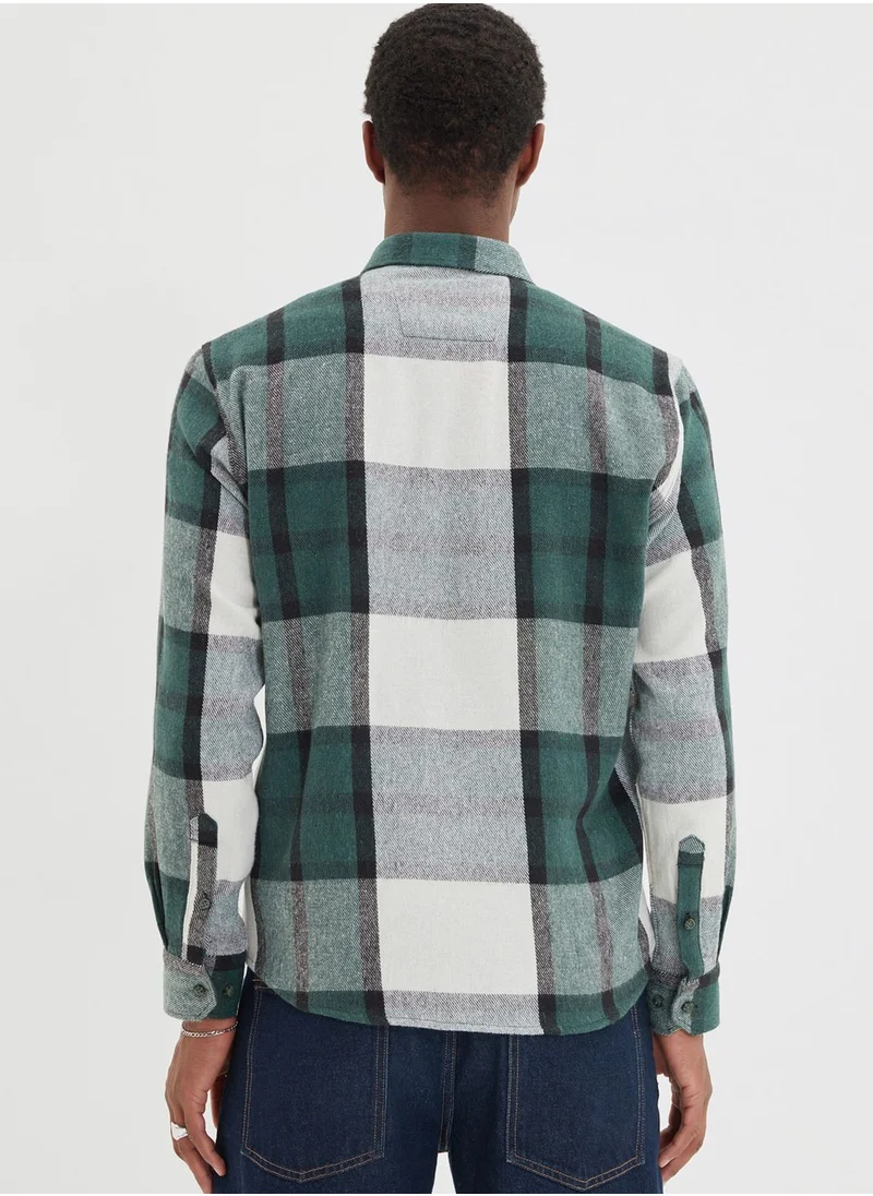 trendyol Checked Regular Fit Shirt