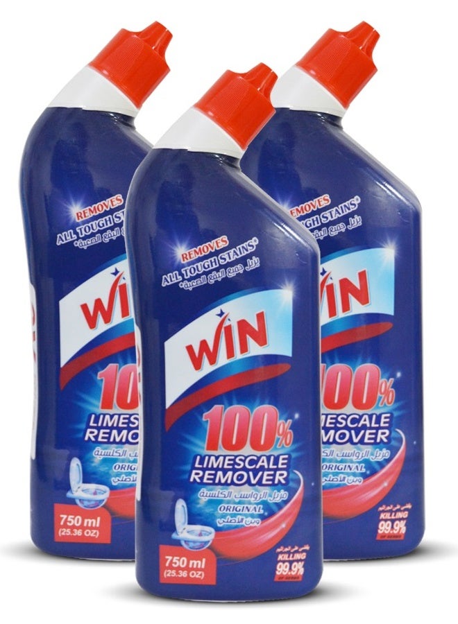 دبليو آي أن منظف المرحاض الأصلي 3 × 750 مل - Image 1