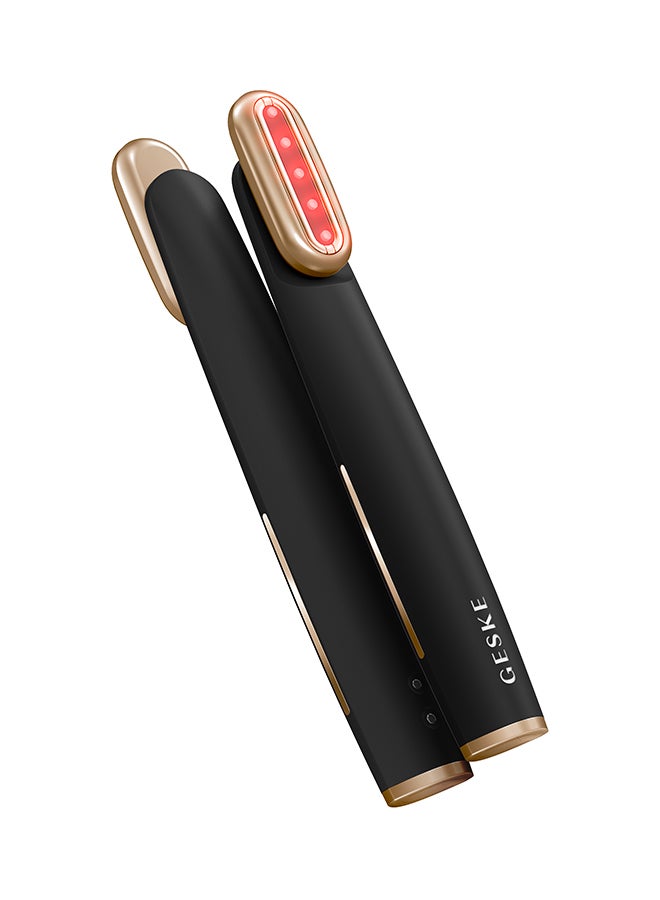 جيسكي عصا شد البشرة ٧ في ١ للعناية بالوجه بضوء  وجهاز تدليك الوجه، عصا الضوء الأحمر لتجديد البشرة والرقبة والعينين، لشد ورفع البشرة - رمادي - Image 4