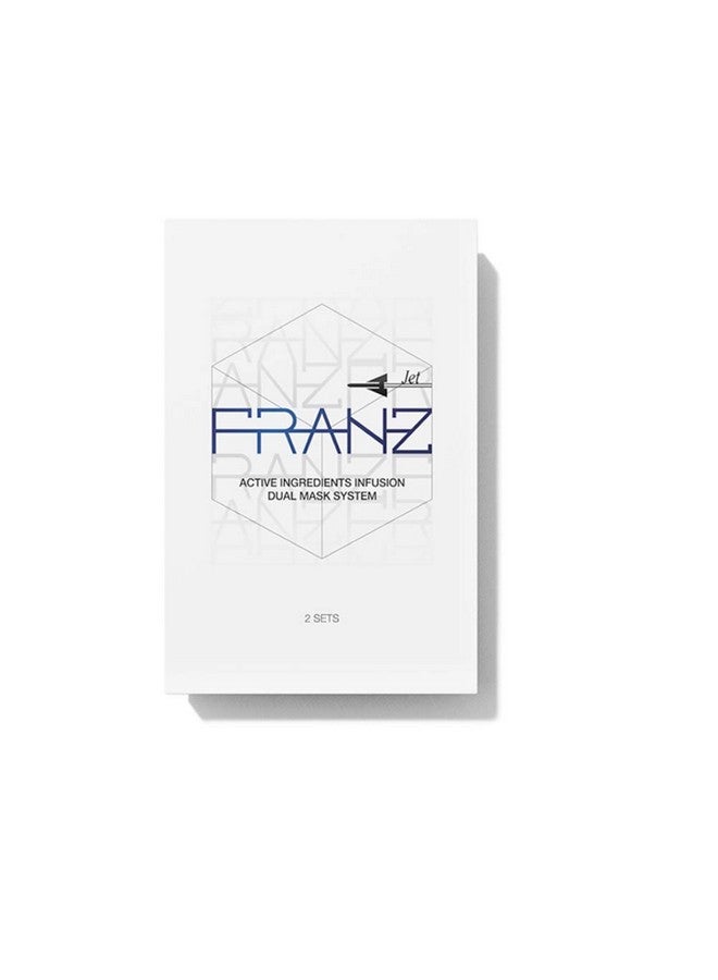 FRANZ Dual Mask Jet 2Ea (Mask 25Ml X2Ea Elixir 3Ml X2Ea) 'Kbeauty' - Image 1
