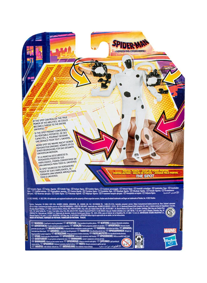 HASBRO - GAMING Marvel Across The Spider-Verse Portal Punch The Spot Toy, 6-Inch-Scale Deluxe Action Figure