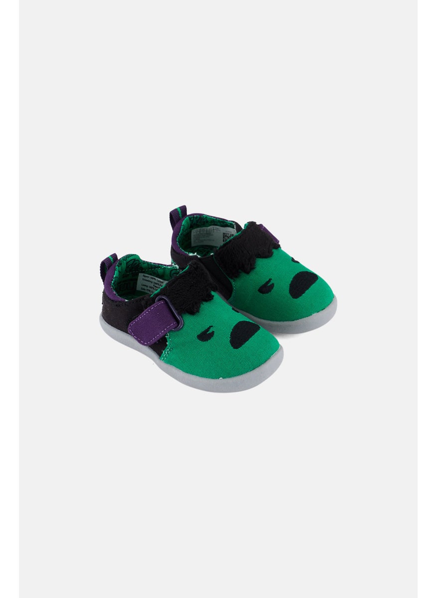 TOMS Toms x Marvel Toddlers Boy Whiley Slip On Shoes, Green  - Image 1