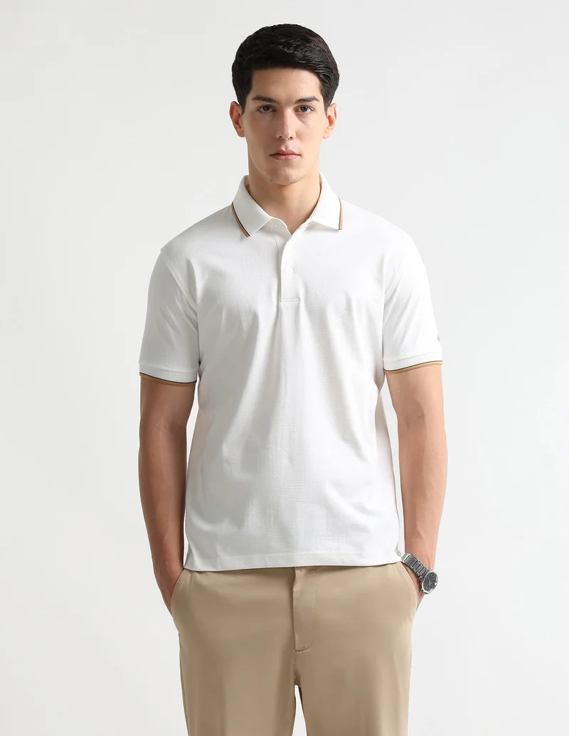 Textured Premium Formal Polo Shirt