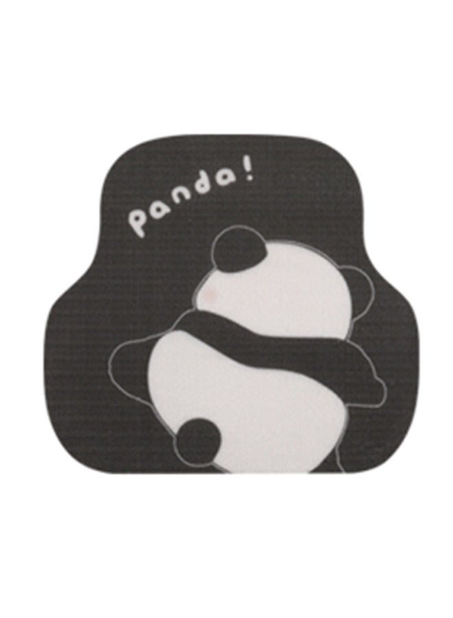 Car Mat Silk Ring Universal Full Surrounding Fixed Sticker Cute Cartoon Girl Thickened Non-Slip Car Mat Carpet-Color:[bold, Thickened And Wear-resistant Model] Back Panda - 1 Piece In The Back Row (limited To Purchase)  - Image 1
