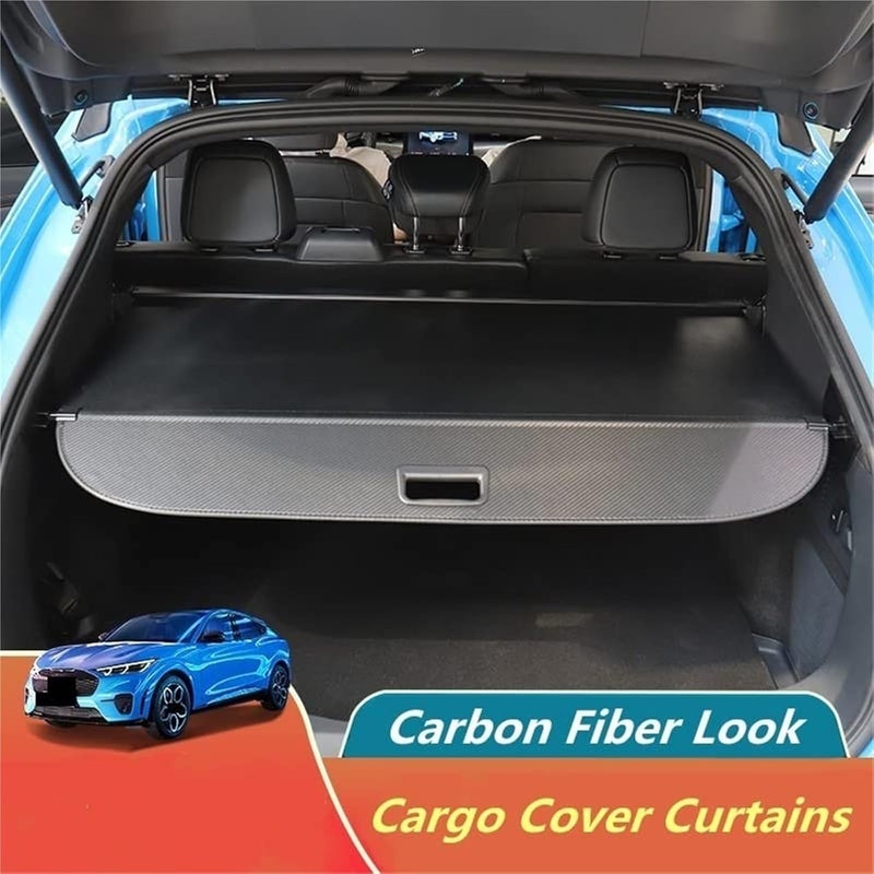 DEMULAX Retractable Rear Cargo Cover for Mustang and Mach-e - Image 4