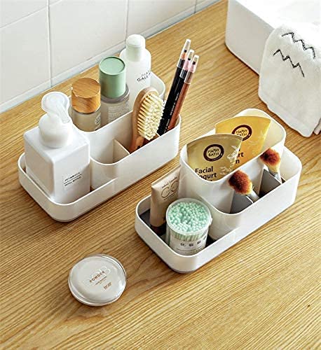 Emergity Toothbrush Holder Toothpaste Stand Cosmetics Shaving Kit and Toiletry Organizer Stand for Bathroom Washbasin Random Colour - Image 4