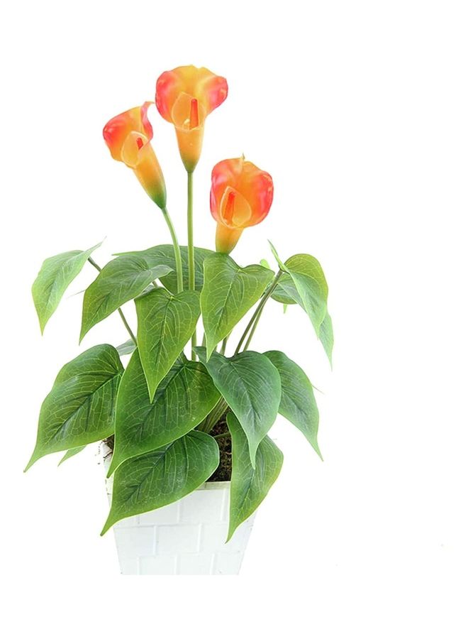 NIBEMINENT Artificial Calla Lily Bridal Wedding Bouquet Multicolour 