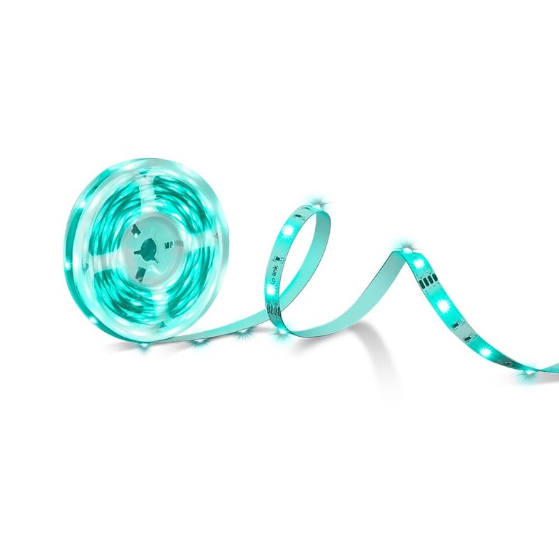 tapo شريط إضاءة LED ذكي Tapo TPLink L9005 بلاستيكي 16 مليون لون RGB متزامن مع الصوت 164 قدم 135 واط إضاءة LED واي فاي يعمل مع أليكسا ومساعد جوجل قابل للتقطيع بدون حاجة إلى محور - Image 1