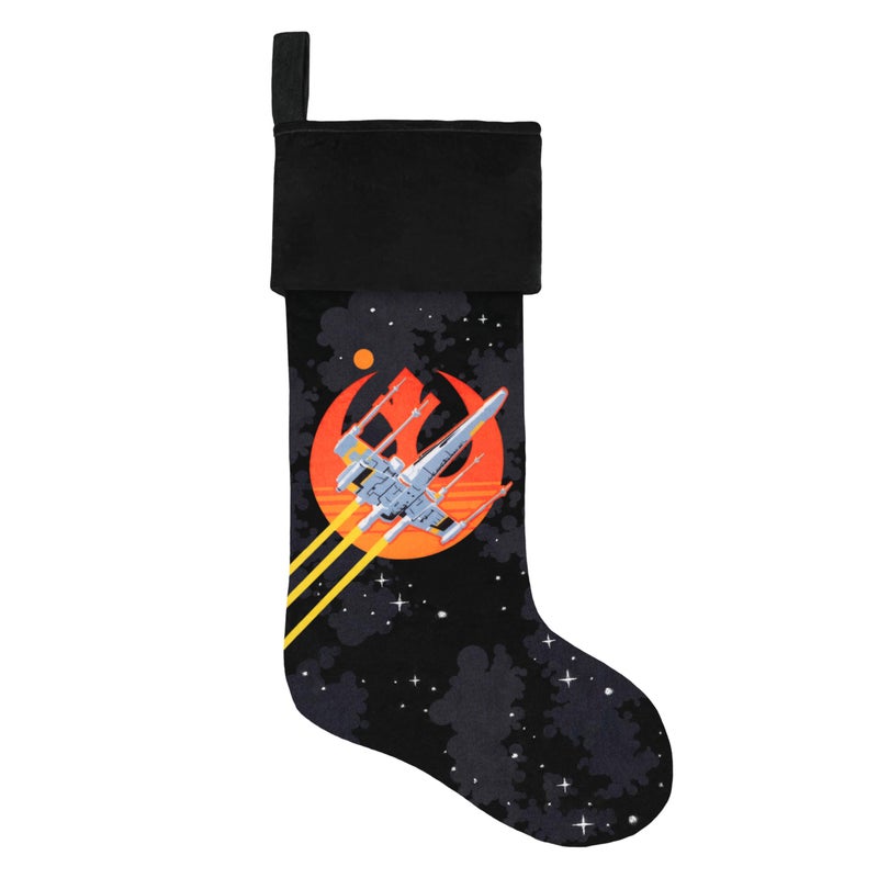 Hallmark Keepsake Stocking Star Wars A New Hope Rebels vs Empire DualSided Fabric Stocking Gifts for Star Wars Fans