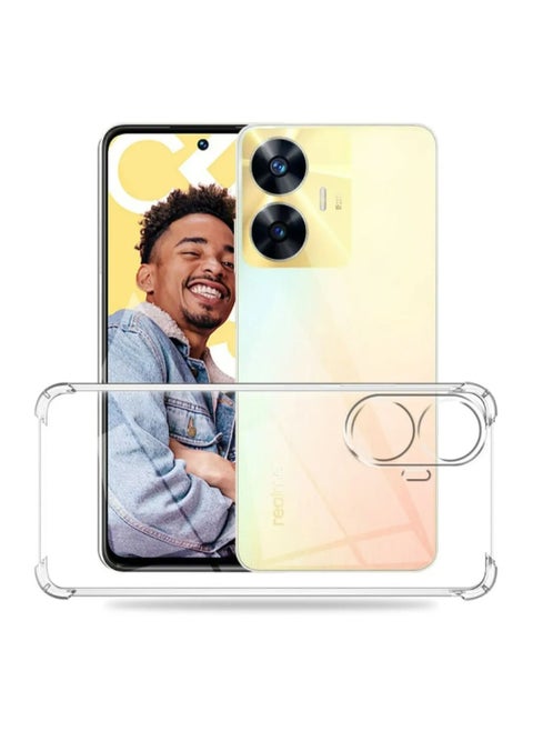 Transparent Clear Bumper Case Cover For Realme C55/Narzo N55