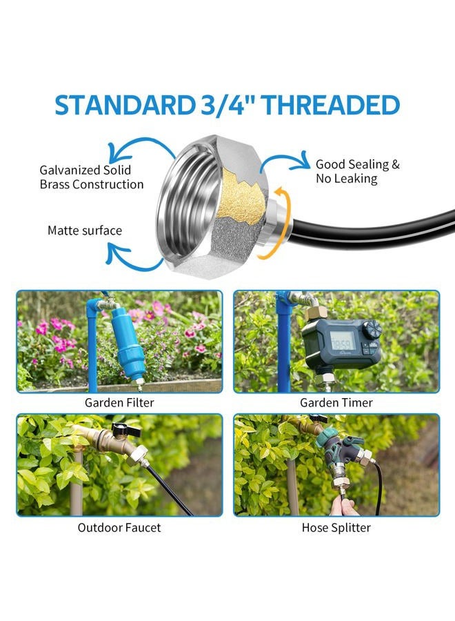 homenote Misting Cooling System 75FT (23M) Misting Line + Brass Mist Nozzles + a Brass Adapter(3/4") Outdoor Mister for Patio Garden Greenhouse Trampoline for waterpark - Image 3