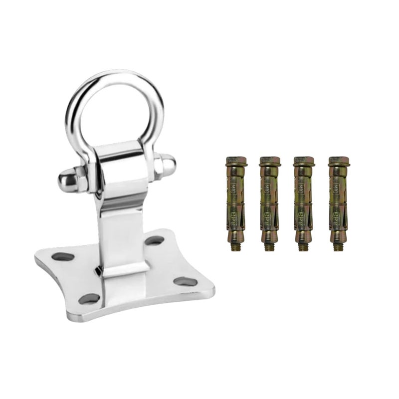 TRENDY CREATION HUB Trendy Creation Hub Stainless Steel Ceiling Hook for Swing Jhula Hammock Punching Bag Heavy Duty Hooks for Hanging Boxing Bag With4 Anchor Bolt Fasteners M 10  - Image 1