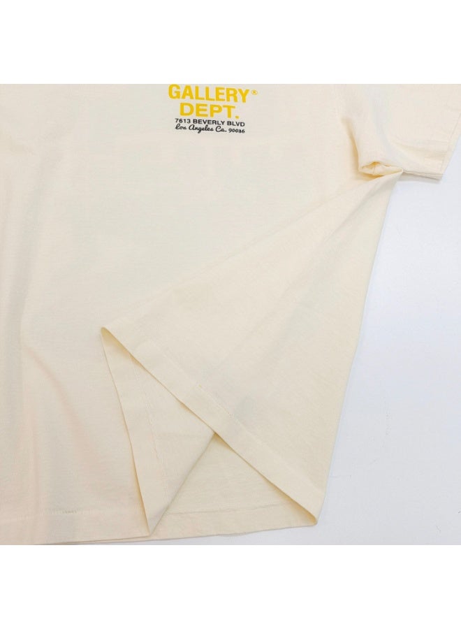 GALLERY DEPT FOG Unisex T-Shirt - High Street Vintage Style, Colorful Graphic Print, Couples Matching Short Sleeve Tee - Image 4