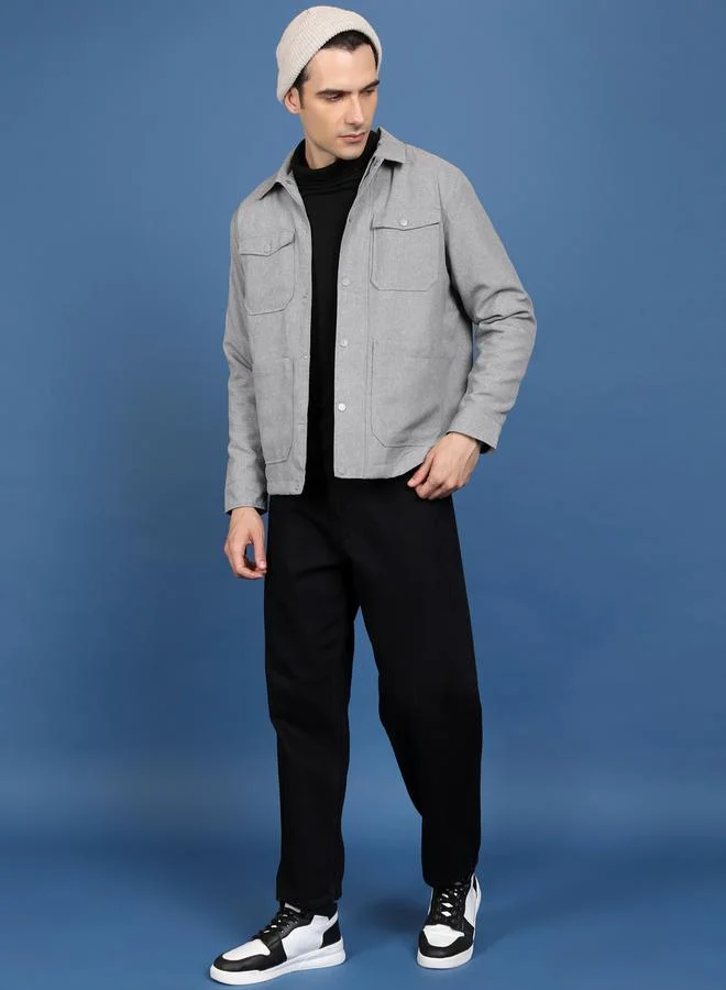 Ketch Collared Tailored Jacket with Pockets by Styli