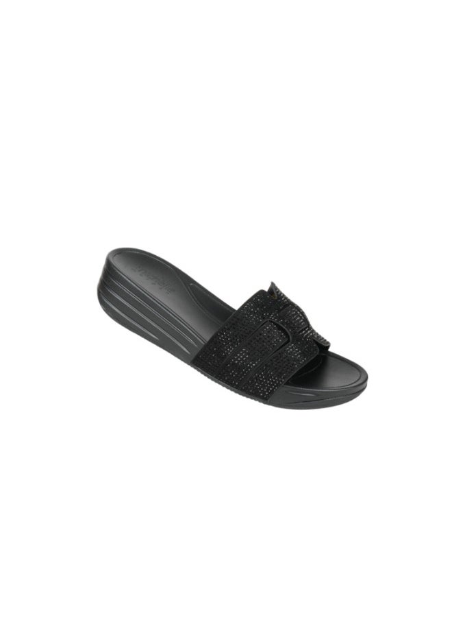 Michelle Morgan - 092-3022 Michelle Morgan Ladies Casual Sandals 414RJ901 Black - Image 1
