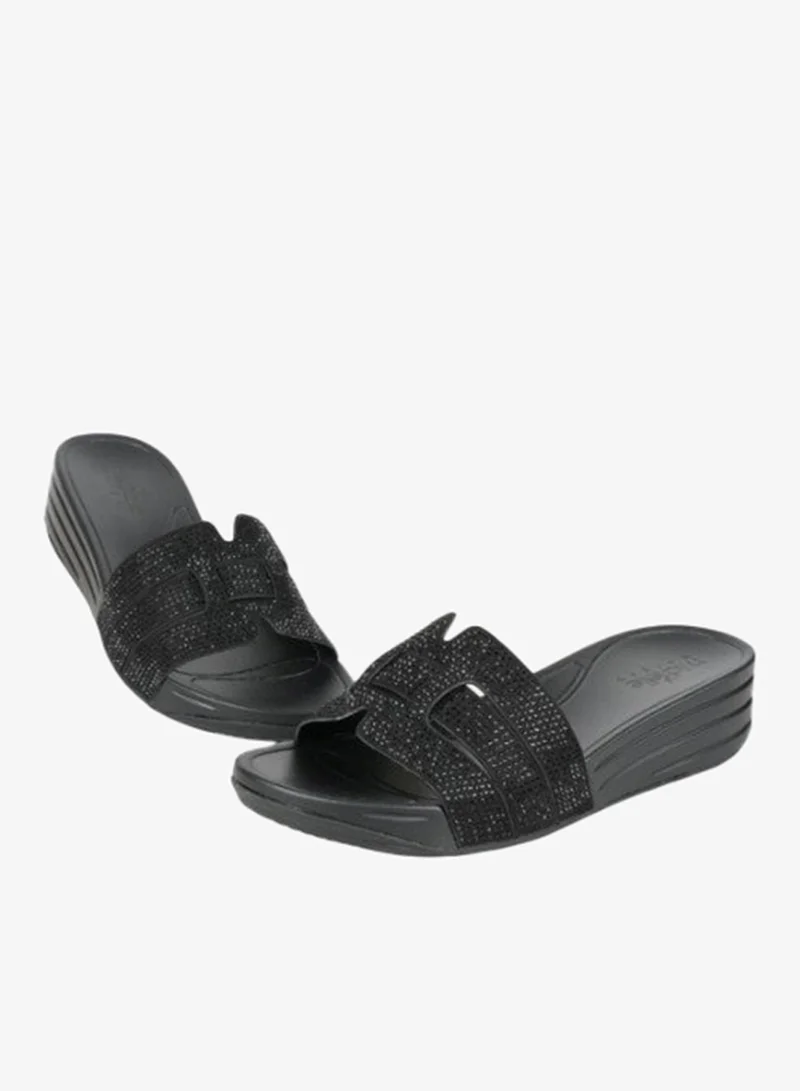 Michelle Morgan Black 092-3022 Michelle Morgan Ladies Casual Sandals 414RJ901 Black for Women | Best Price UAE
