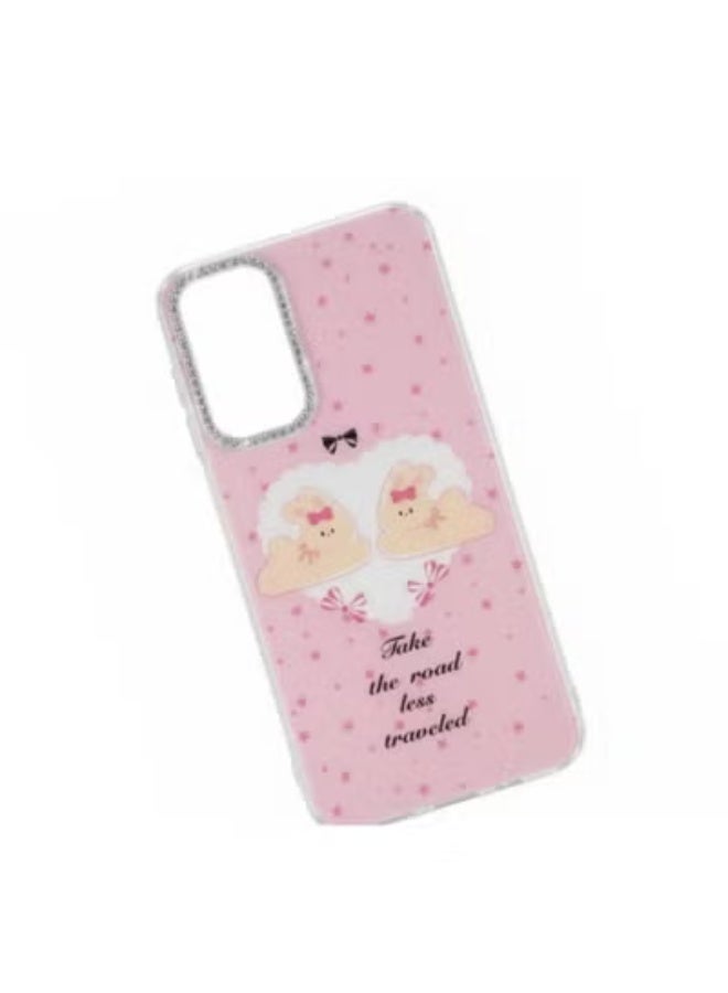 جراب فاخر بتصميم سحابة حلوى لهاتف فيفو Y04. - Image 2