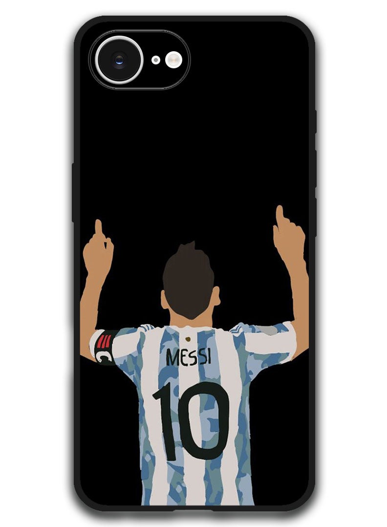 ثيودور حافظة متوافقة مع هاتف ابل ايفون 16e 6.1 بوصة غطاء حماية مقاوم للصدمات - ميسي (2) - Image 1