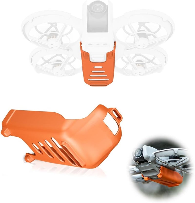 Landing Gear for DJI Neo Accessories, 2-in-1 Drone Battery Protection & Landing Gear, Enhanced Stability for DJI Neo, Orange - Image 1