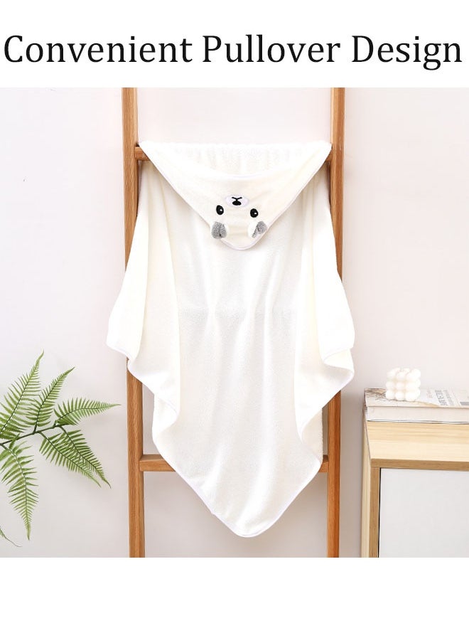 Vinnatsu Vinnatsu Hooded Towel for Kids ,80 X 80 cm for 3-10 Years - Premium Kids Bath Towel Beach Towels Wrap for Girls, Boys,Grey  - Image 4