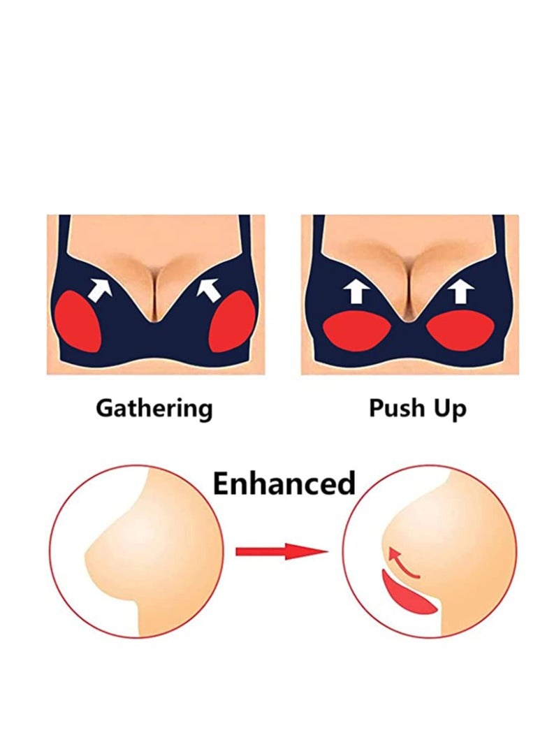 SYOSI Bra Pads Inserts for Women, Reusable Gel Push UP Pads and Padding Bust Enhancers to Increase Your Cup Size, Suitable for Bras Dresses Suspenders Swimsuits - Image 3