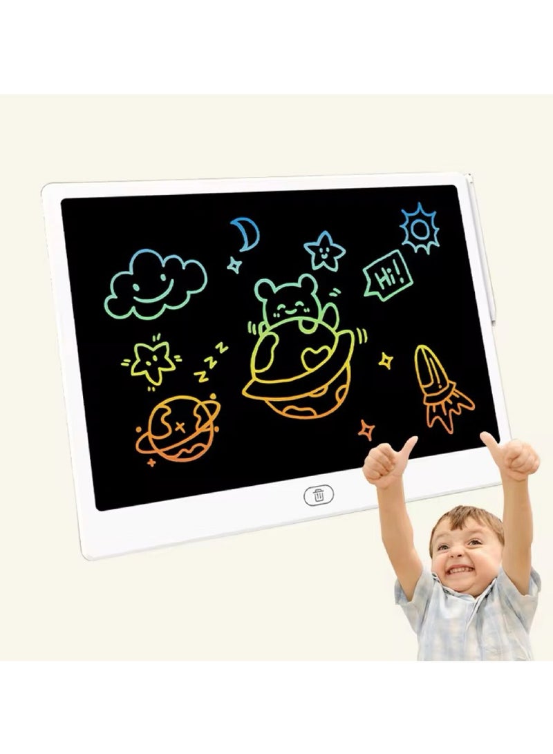 Portable LCD Creative Writing Tablet Pads for Kids, 16 Inch Reusable Electronic Drawing Board with Pen, Colorful Toddler Educational Learning Kids Doodle Pad Gift for Boys and Girls For School Home - Image 2
