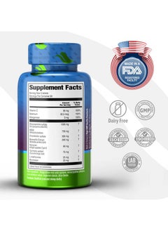 ORZAX Glucosamine Chondroitin Msm With Turmeric Collagen Boswellia & Bromelain Advanced Joint Tendon Ligament Support Supplement Helps For Bone Strengthening 90 Tablets  - Image 3