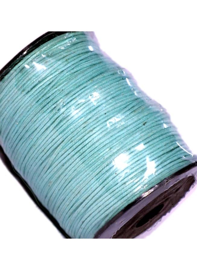 Torex TOREX� 92 Mt, 1mm Thick, Roll Braided Wax Cotton Cord for DIY Jewellery Making, Beading, Art and Craft Work and Handicrafts, (Pack of 1 pcs C- Green)  - Image 3