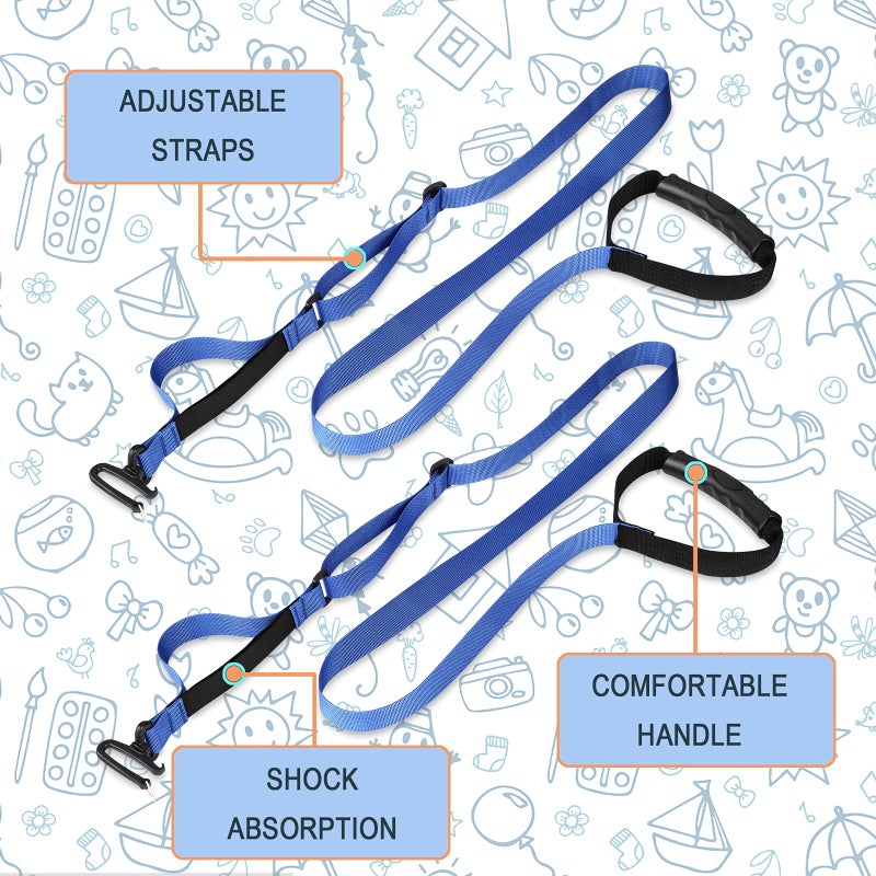 QOGIR Ski Harness for Kids: Learn to Ski Safely and Teach Your Child The Speed Control of Skiing and Snowboarding, Snowboard Trainer with Mini Backpack and Adjustable Seat Harness - Image 5