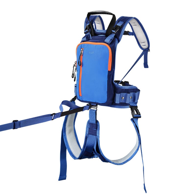 QOGIR Ski Harness for Kids: Learn to Ski Safely and Teach Your Child The Speed Control of Skiing and Snowboarding, Snowboard Trainer with Mini Backpack and Adjustable Seat Harness - Image 3