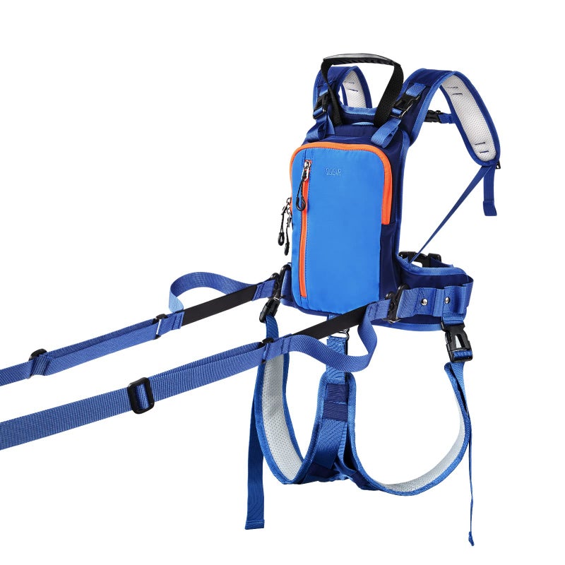 QOGIR Ski Harness for Kids: Learn to Ski Safely and Teach Your Child The Speed Control of Skiing and Snowboarding, Snowboard Trainer with Mini Backpack and Adjustable Seat Harness - Image 1