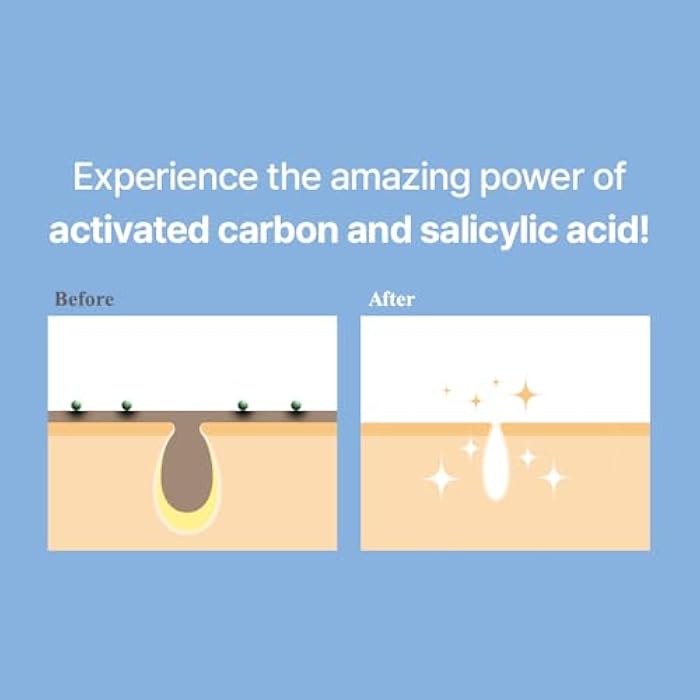 Long CC Cleanser, Charcoal Deep pore cleansing, acne-prone and oily skin, BHA, makeup removal, Sebum control, salicylic acid, double cleansing, Korean Skincare, 100ml / 3.38 Fl oz - Image 5