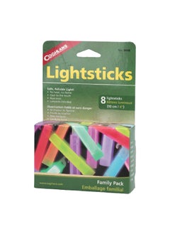 Coghlan's 8-Piece Non-Toxic Chemi-Luminescent Technology Lightsticks Set Multicolour 4 Inch 9848  - Image 2