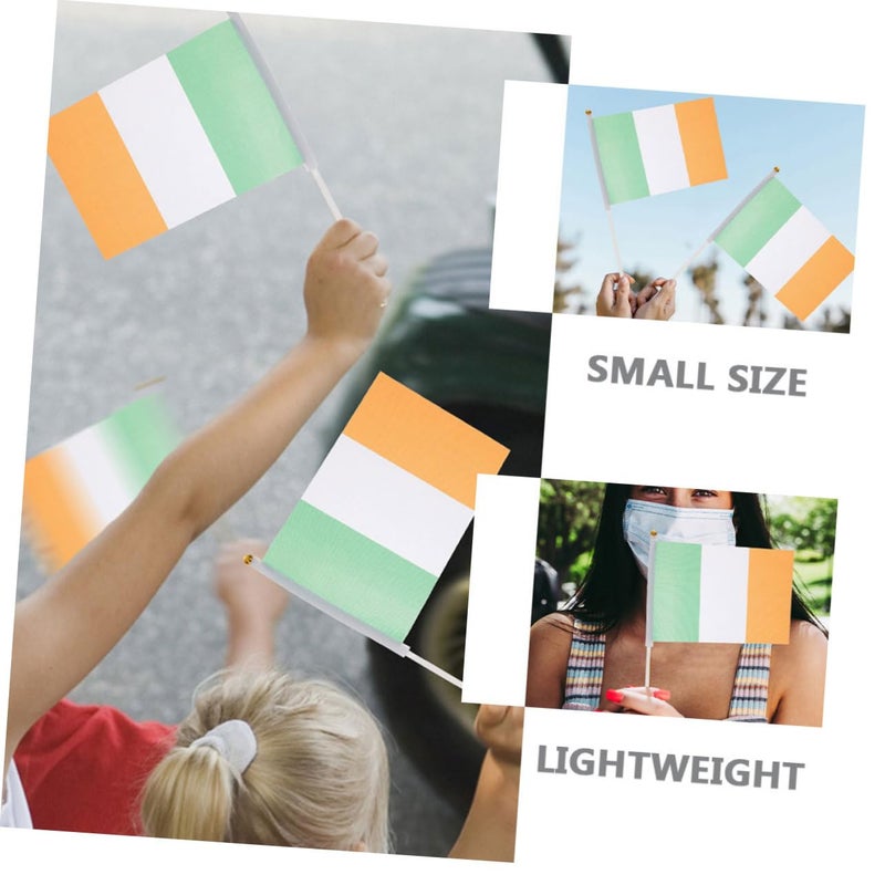 120 Pcs Multi Use Plastic Flag Poles Sturdy Lightweight Sticks For Party Sports Events - Image 4
